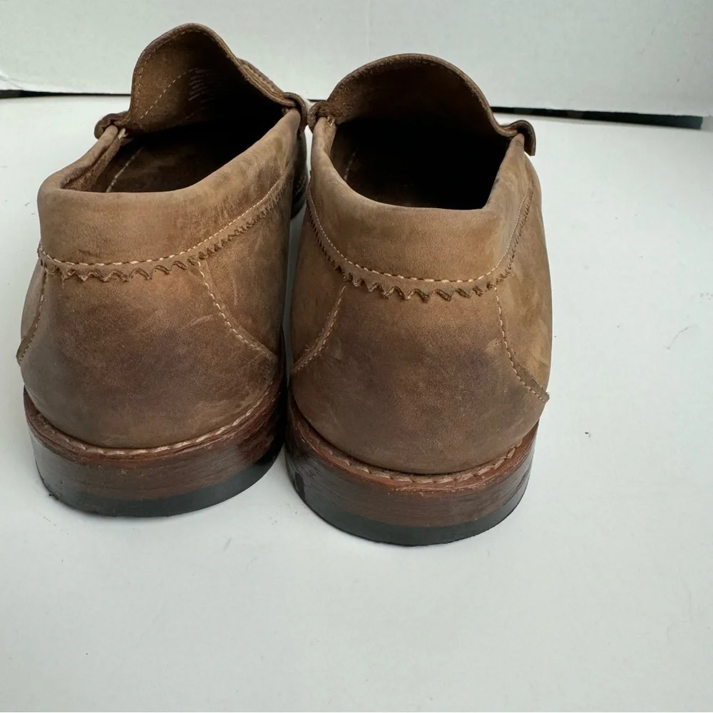J. Crew Men’s Camden Distressed Leather Penny Loafers